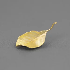 autumn leaf brooch – elegant artistic designer pin