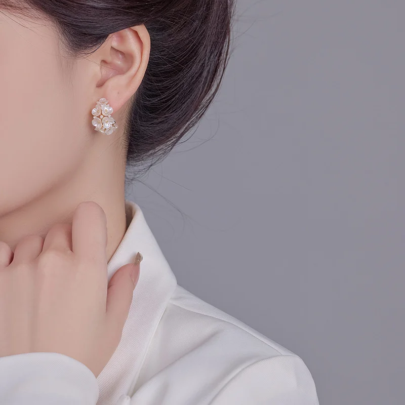 ethnic sparkling skirt earrings – elegant holiday chic studs