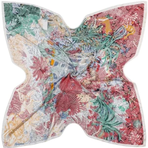 luxury large jungle print shawl 51