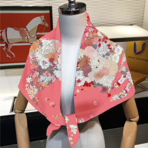 french horse & rose scarf 35