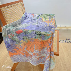 french botanical garden shawl 51 inch autumn/winter wrap