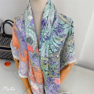 french botanical garden shawl 51 inch autumn/winter wrap