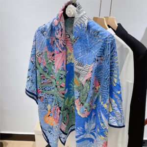 french botanical garden shawl 51 inch autumn/winter wrap