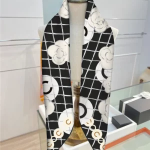 french rose checkered scarf 35 inch artistic square shawl