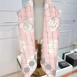 french rose checkered scarf 35 inch artistic square shawl