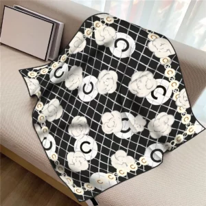 french rose checkered scarf 35 inch artistic square shawl