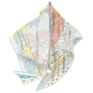 elegant artistic triangular scarf 51 inch lightweight wrap