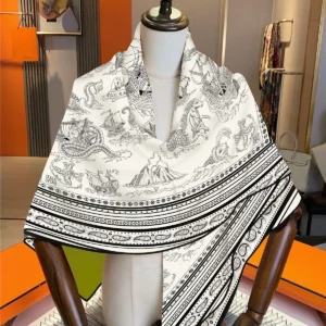 nautical paisley shawl 51 inch winter warm wrap