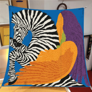 pegasus & feather square scarf 35 inch artistic decorative wrap