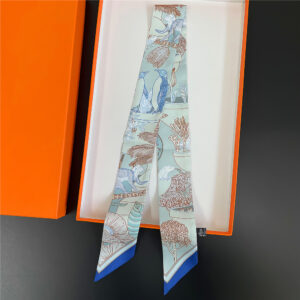 jungle animal silk twilly 35 inch multi purpose scarf for bag & hair