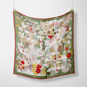 animal kingdom print square scarf 21 inch chic small neckerchief