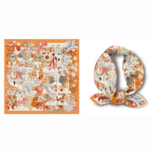 animal kingdom print square scarf 21 inch chic small neckerchief