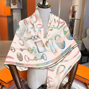 horse head & chain shawl 51 inch winter warm wrap