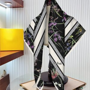 botanical dragonfly square scarf 35 inch chic garden wrap