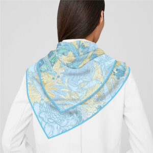 jungle garden square scarf 35 inch chic artistic shawl