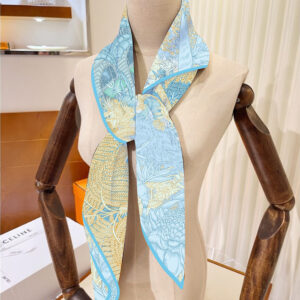 jungle garden square scarf 35 inch chic artistic shawl
