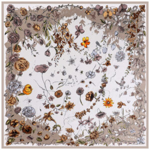 enchanting rose floral shawl 51 inch oversized winter wrap