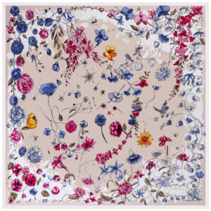 enchanting rose floral shawl 51 inch oversized winter wrap