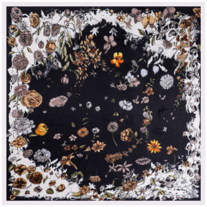 enchanting rose floral shawl 51 inch oversized winter wrap