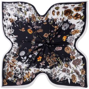 enchanting rose floral shawl 51 inch oversized winter wrap