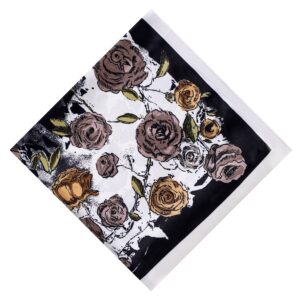 enchanting rose floral shawl 51 inch oversized winter wrap