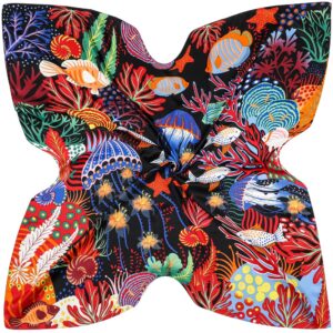 dreamy underwater world shawl 51 inch chic ocean theme wrap
