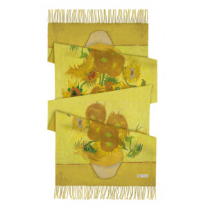 van gogh starry night cashmere feel scarf winter art shawl