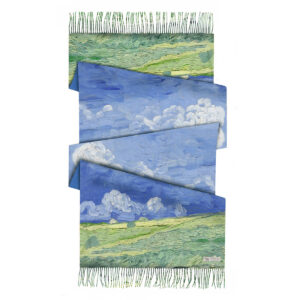 van gogh starry night cashmere feel scarf winter art shawl