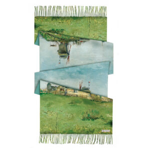 van gogh starry night cashmere feel scarf winter art shawl