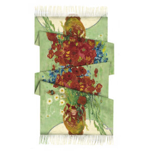 van gogh starry night cashmere feel scarf winter art shawl