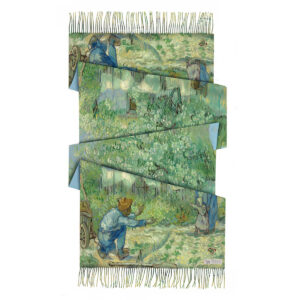 van gogh starry night cashmere feel scarf winter art shawl