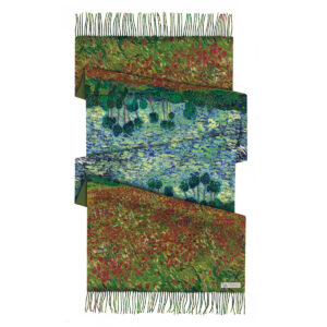 van gogh starry night cashmere feel scarf winter art shawl
