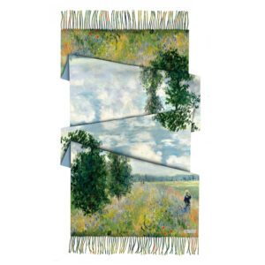 van gogh starry night cashmere feel scarf winter art shawl