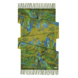 van gogh starry night cashmere feel scarf winter art shawl